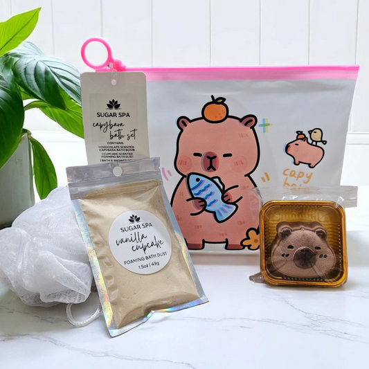 Capybara Bath Set
