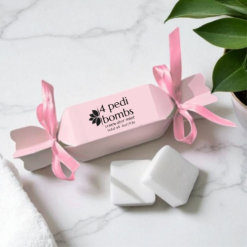 Rosewater Mint Pedi Bombs (4 pack)